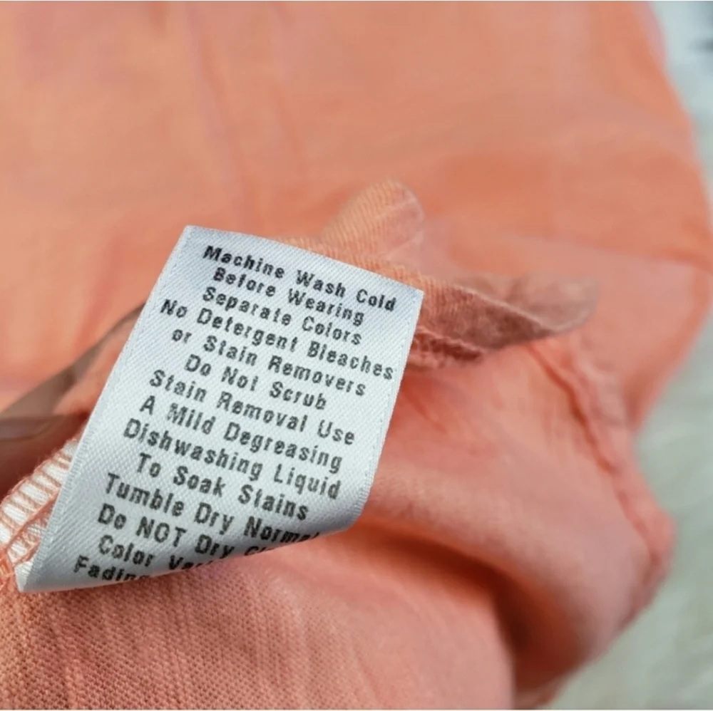 Fresh Produce peachy orange high low tank dress size medium